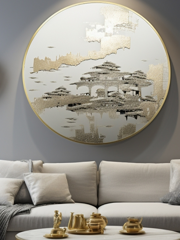 Gilded Horizon Circle